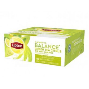 Arbata žalioji su citrusinių vaisių gabalėliais Lipton, 25 vnt